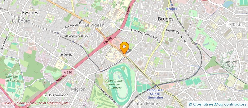 localisation de l'entreprise MONSIEUR AYMERIC DELOCHE  BRUGES