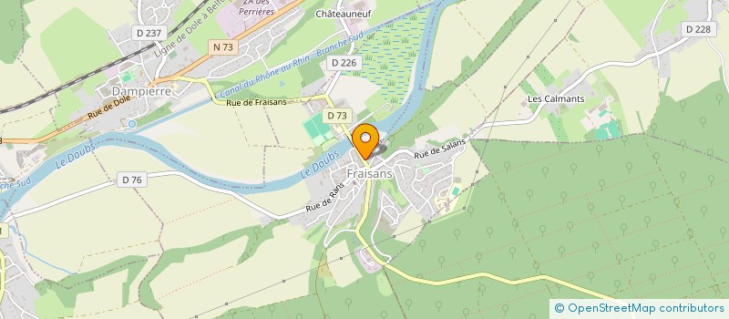 localisation de l'entreprise MONSIEUR AYMERIC DELPOUX  FRAISANS