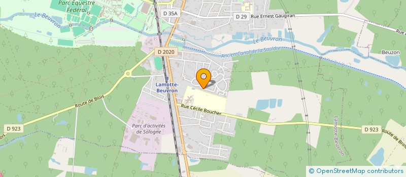 localisation de l'entreprise MONSIEUR AYMERIC DESCHAMPS  NOUAN-LE-FUZELIER