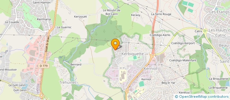 localisation de l'entreprise MONSIEUR AYMERIC DIEUZY à VANNES