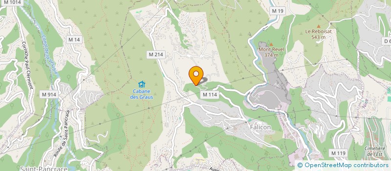 localisation de l'entreprise MONSIEUR AYMERIC DILLINGER  FALICON