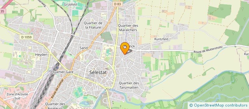 localisation de l'entreprise MONSIEUR AYMERIC DREYER  SELESTAT