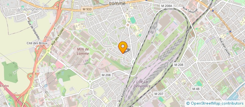 localisation de l'entreprise MONSIEUR AYMERIC DUBOURG à LILLE