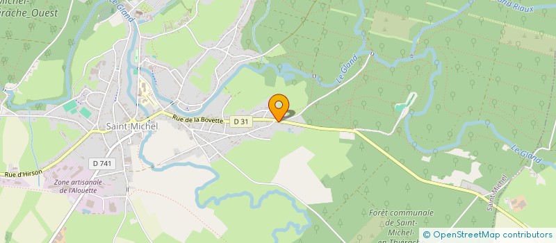 localisation de l'entreprise MONSIEUR AYMERIC DUCANCHEZ  SAINT-MICHEL