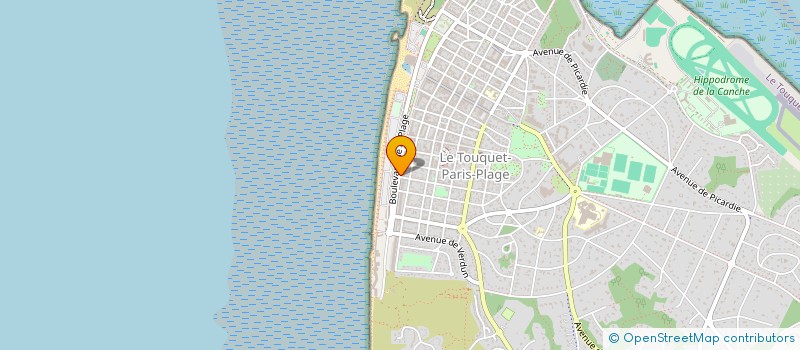 localisation de l'entreprise MONSIEUR AYMERIC DUPILLE  LE TOUQUET-PARIS-PLAGE