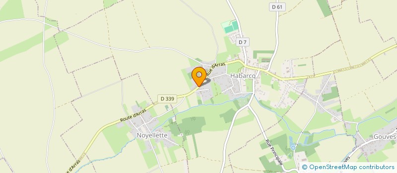 localisation de l'entreprise MONSIEUR AYMERIC DUTILLEUL  HABARCQ