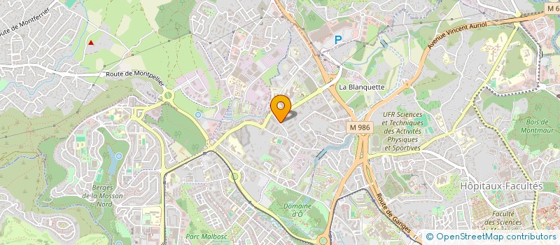 localisation de l'entreprise MONSIEUR AYMERIC ESTREICH à MONTPELLIER