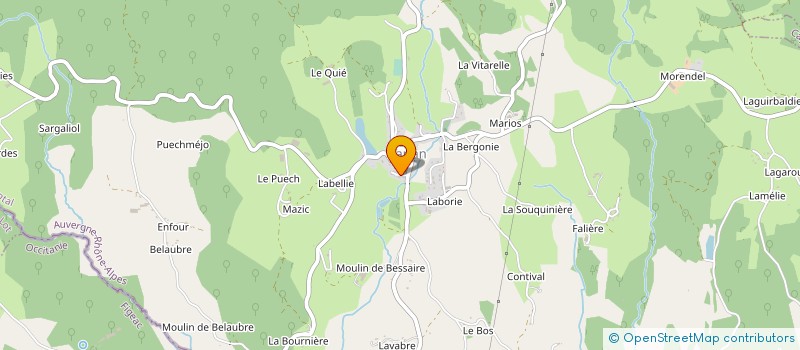 localisation de l'entreprise MONSIEUR AYMERIC FARRY à PARLAN