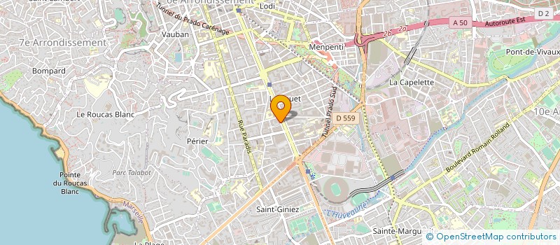 localisation de l'entreprise MONSIEUR AYMERIC FAURE à MARSEILLE