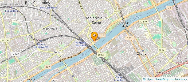 localisation de l'entreprise MONSIEUR AYMERIC FLAISLER  ASNIERES-SUR-SEINE