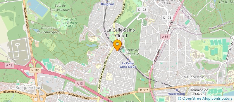 localisation de l'entreprise MONSIEUR AYMERIC FOLSCHEID  LA CELLE-SAINT-CLOUD