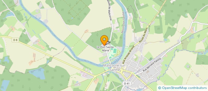 localisation de l'entreprise MONSIEUR AYMERIC FOREST  NOYEN-SUR-SARTHE