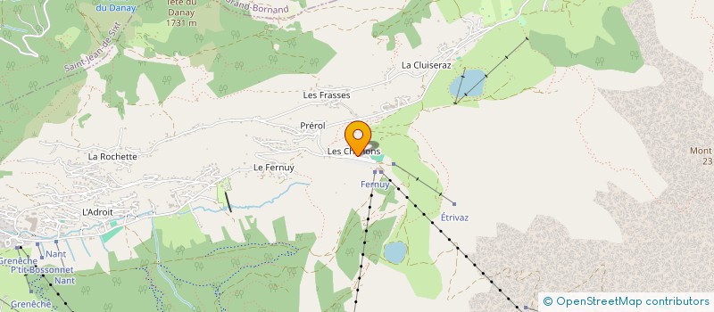 localisation de l'entreprise MONSIEUR AYMERIC FOURNIER à LA CLUSAZ