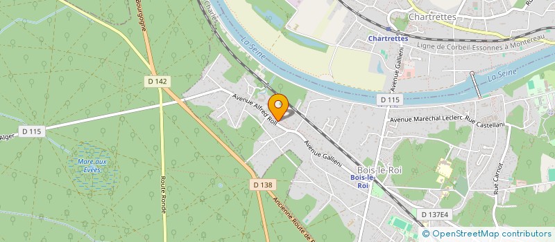 localisation de l'entreprise MONSIEUR AYMERIC FRANCOIS  BOIS-LE-ROI