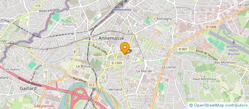 localisation de l'entreprise MONSIEUR AYMERIC FUTOL  ANNEMASSE