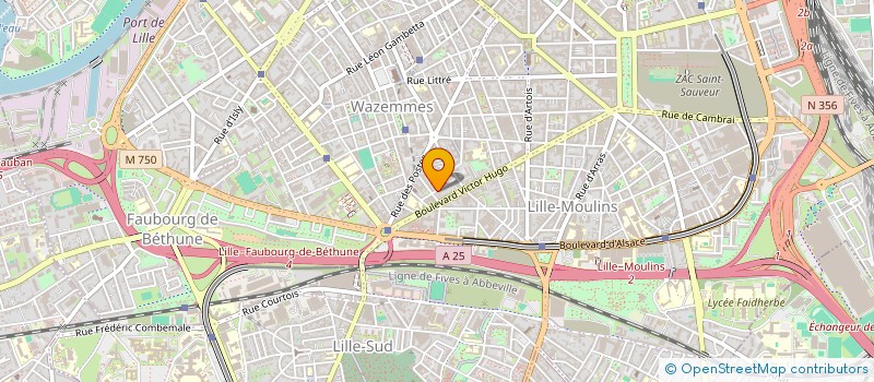 localisation de l'entreprise MONSIEUR AYMERIC GEAY à LILLE