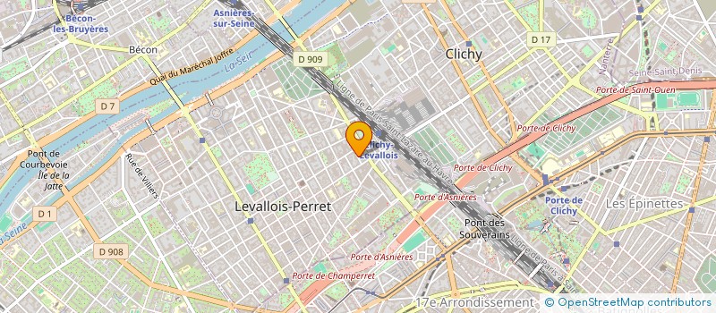 localisation de l'entreprise MONSIEUR AYMERIC GENTY à LEVALLOIS-PERRET