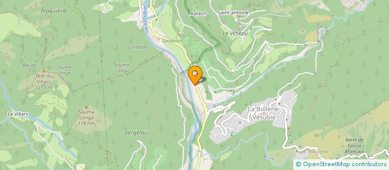 localisation de l'entreprise MONSIEUR AYMERIC GHIO  LA BOLLENE-VESUBIE