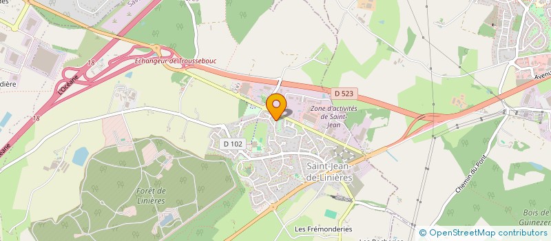 localisation de l'entreprise MONSIEUR AYMERIC GIGON  SAINT-LEGER-DE-LINIERES