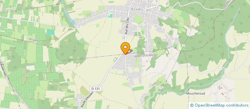 localisation de l'entreprise MONSIEUR AYMERIC GIRBAU  VILLE-SOUS-ANJOU