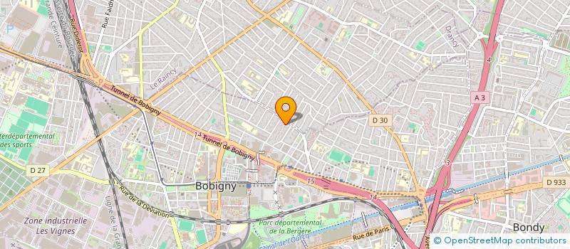 localisation de l'entreprise MONSIEUR AYMERIC GOSSET à DRANCY