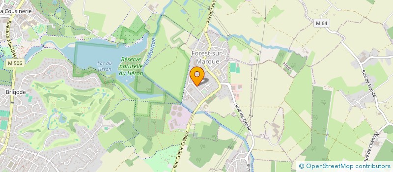 localisation de l'entreprise MONSIEUR AYMERIC GRIMAULT  FOREST-SUR-MARQUE