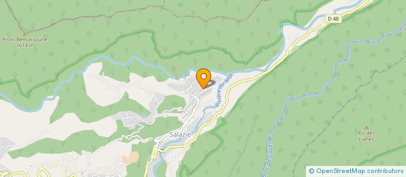 localisation de l'entreprise MONSIEUR AYMERIC GRONDIN  SALAZIE