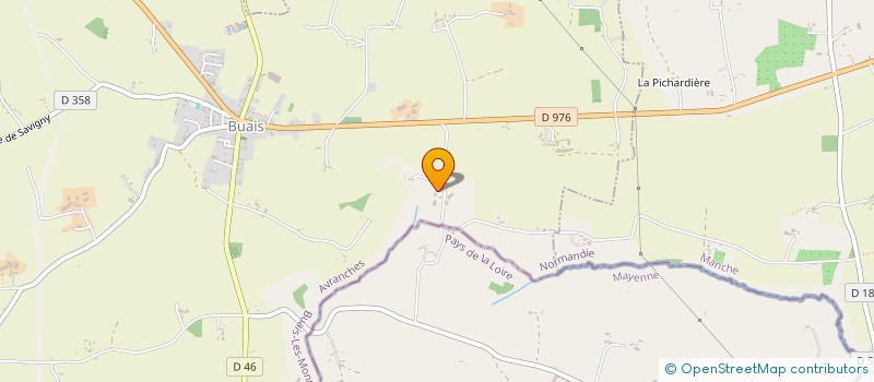 localisation de l'entreprise MONSIEUR AYMERIC GUERIN  BUAIS-LES-MONTS