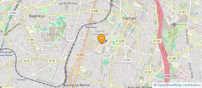 localisation de l'entreprise MONSIEUR AYMERIC HARROLY  CACHAN