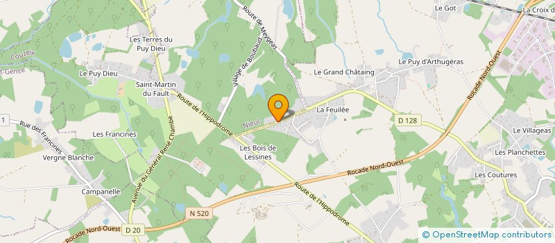 localisation de l'entreprise MONSIEUR AYMERIC HAZARD à NIEUL