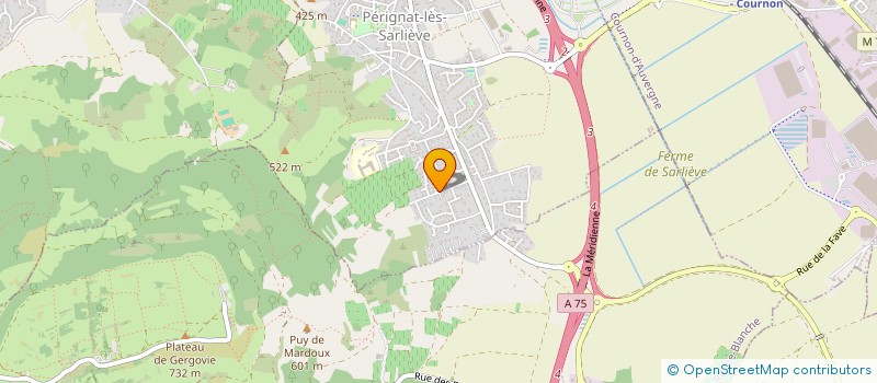 localisation de l'entreprise MONSIEUR AYMERIC HUGO MARY à PERIGNAT-LES-SARLIEVE