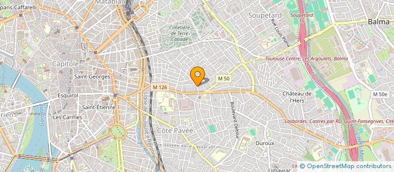 localisation de l'entreprise MONSIEUR AYMERIC HUYNH QUAN SUU  TOULOUSE