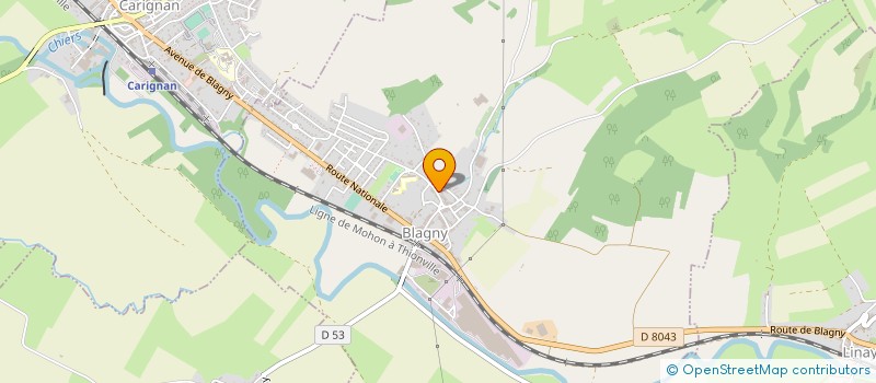 localisation de l'entreprise MONSIEUR AYMERIC JACQUEMIN  BLAGNY