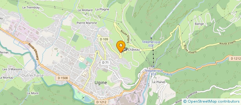 localisation de l'entreprise MONSIEUR AYMERIC JAILLET  UGINE