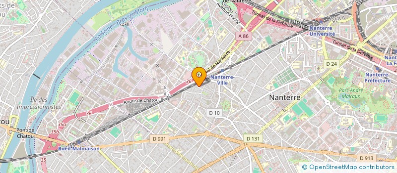 localisation de l'entreprise MONSIEUR AYMERIC JOUET  NANTERRE