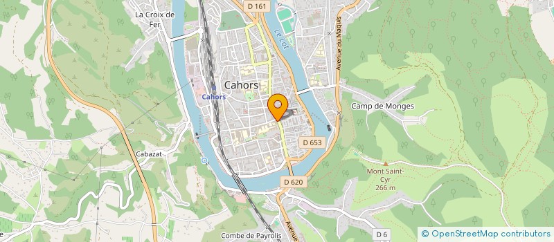 localisation de l'entreprise MONSIEUR AYMERIC JUEN  CAHORS