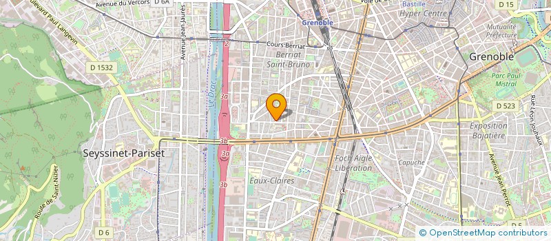 localisation de l'entreprise MONSIEUR AYMERIC JUILLET à GRENOBLE