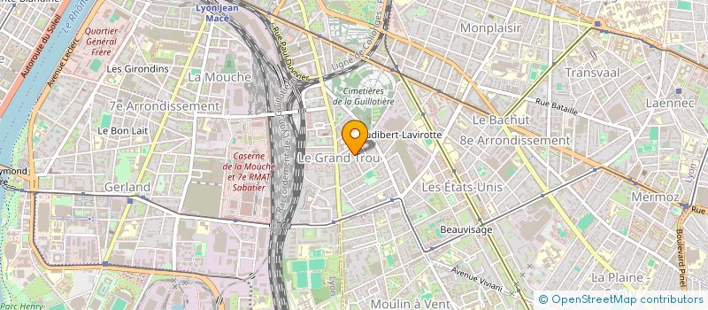 localisation de l'entreprise MONSIEUR AYMERIC KARA  LYON