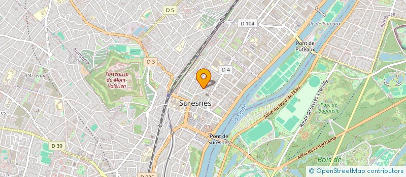localisation de l'entreprise MONSIEUR AYMERIC LANORE  SURESNES