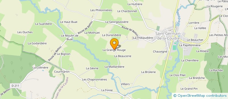 localisation de l'entreprise MONSIEUR AYMERIC LAUNAY à ORIGNY-LE-ROUX