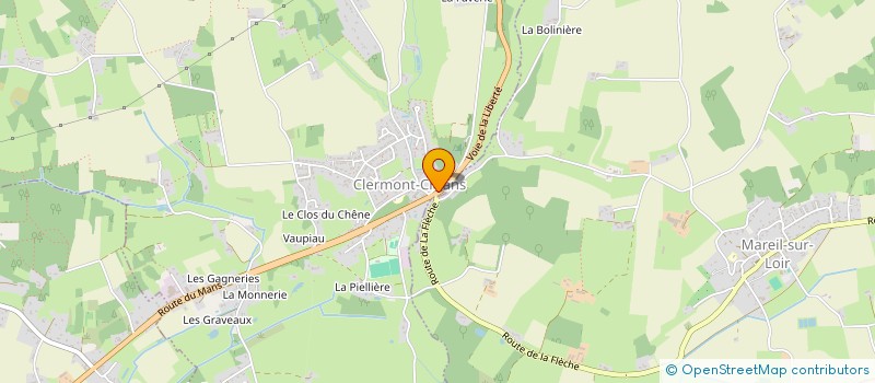 localisation de l'entreprise MONSIEUR AYMERIC LAURENT  CROSMIERES