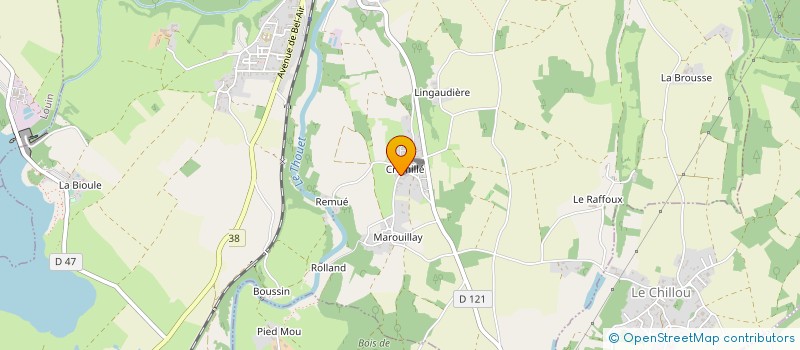 localisation de l'entreprise MONSIEUR AYMERIC LEGRAND  SAINT-LOUP-LAMAIRE