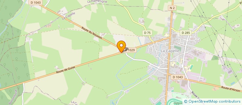 localisation de l'entreprise MONSIEUR AYMERIC LEMOINE  LA CAPELLE