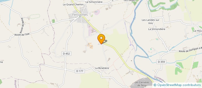 localisation de l'entreprise MONSIEUR AYMERIC LEMOINE  TESSY-BOCAGE