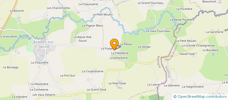 localisation de l'entreprise MONSIEUR AYMERIC LESERT  AVAILLES-SUR-SEICHE