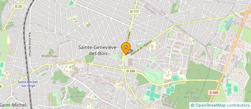 localisation de l'entreprise MONSIEUR AYMERIC LESUEUR à SAINTE-GENEVIEVE-DES-BOIS