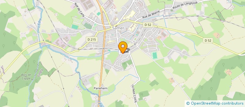 localisation de l'entreprise MONSIEUR AYMERIC LHOMME  SAMER