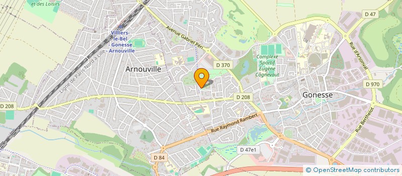 localisation de l'entreprise MONSIEUR AYMERIC LONG à GONESSE