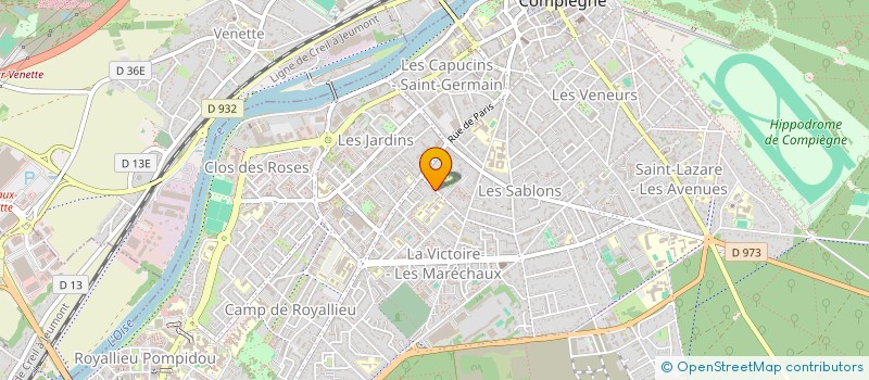 localisation de l'entreprise MONSIEUR AYMERIC LONGI à COMPIEGNE