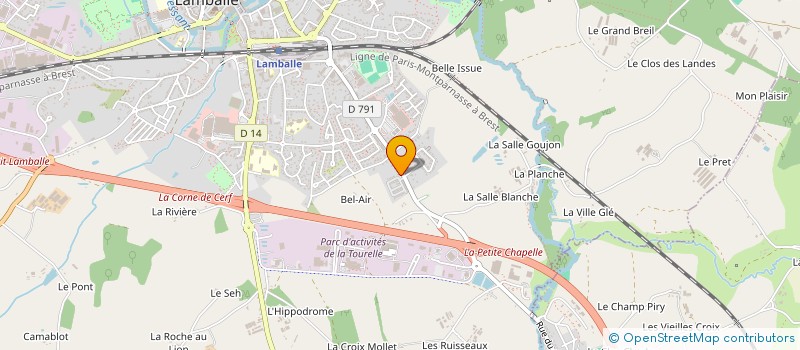 localisation de l'entreprise MONSIEUR AYMERIC LOURME  LAMBALLE-ARMOR